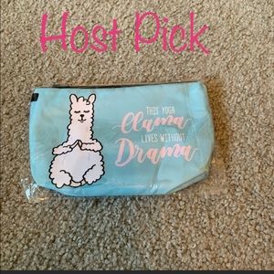 Llama cosmetic bag